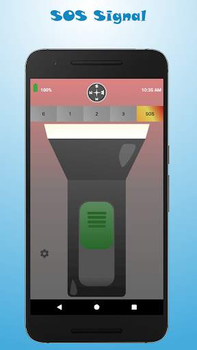 Smart Flashlight - Compass And LED Flash screenshot 3