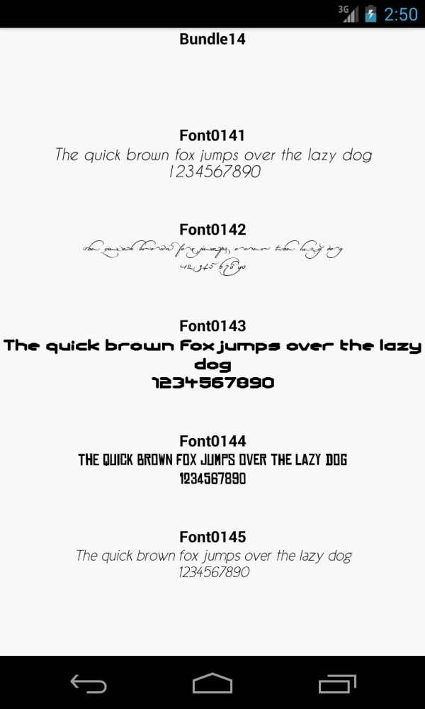 Fonts for FlipFont 14 screenshot 1
