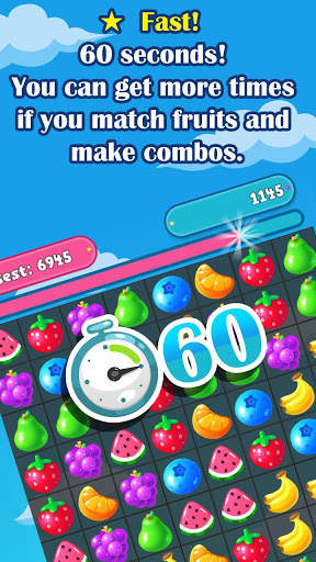 FruitPop Lite - Classical 3-Match Puzzle Game screenshot 6