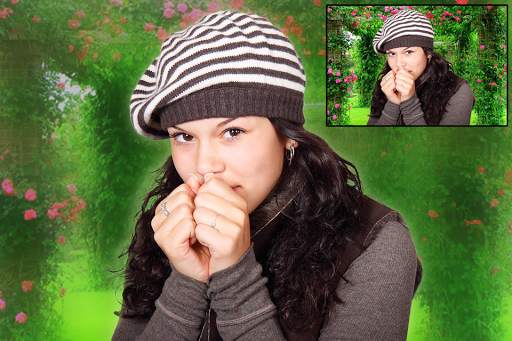 Blur Photo Editor – DSLR Blue Background Pic Focus 2 تصوير الشاشة