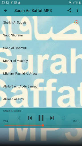 Surah As Saffat سورة الصافات OFFLINE screenshot 2