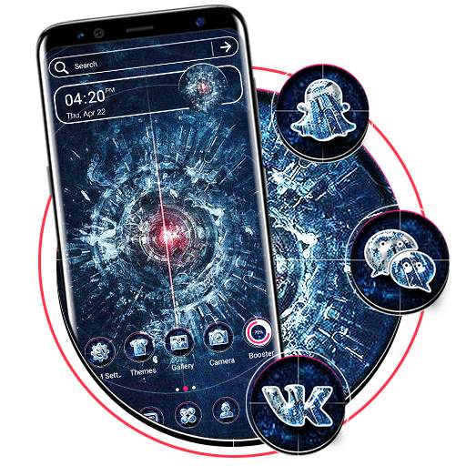 Laser Eye Tech Launcher Theme 1.0