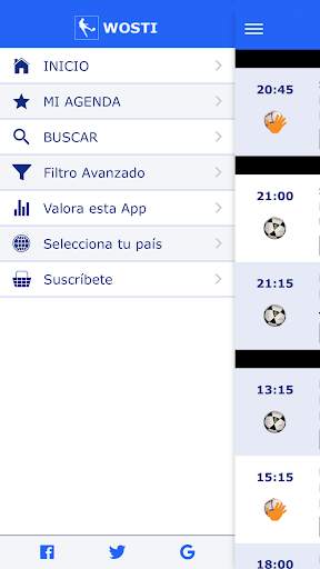 WOSTI Guía TV Fútbol, Deportes screenshot 3