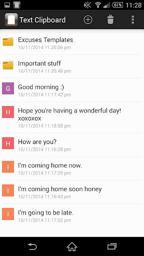 Message Templates Free screenshot 5
