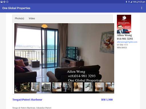 One Global Properties screenshot 16