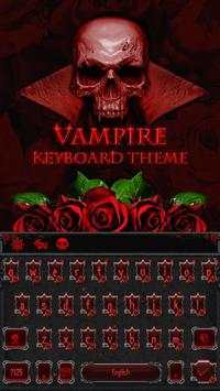 Vampire Keyboard Theme screenshot 1