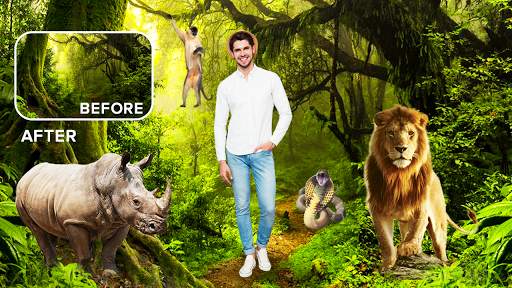 Wild Animal Photo Editor Frame screenshot 7