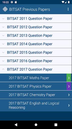 BITSAT Exam Previous Papers Free screenshot 6