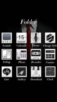 Gentleman Go Launcher Theme screenshot 3