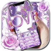 Purple Love Keyboard 10001002