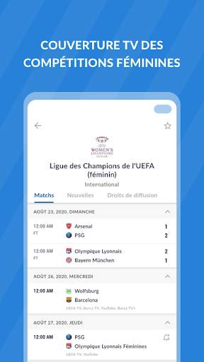 Live Foot TV: Résultats, Stats screenshot 7