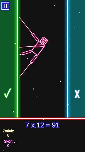 Lazer Matematik Oyunu: 4 İşlem ve Çarpım Tablosu screenshot 3