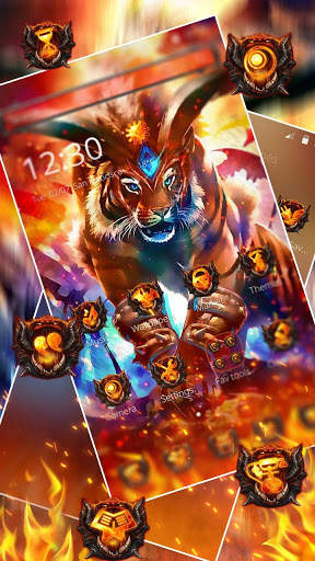 Legend Fire Tiger Theme screenshot 3