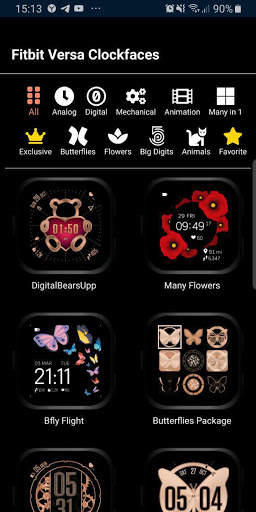 Watch faces for Fitbit Versa 2/Lite/1 screenshot 4