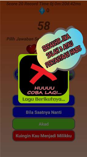 Tebak Lagu Indonesia Offline B screenshot 5