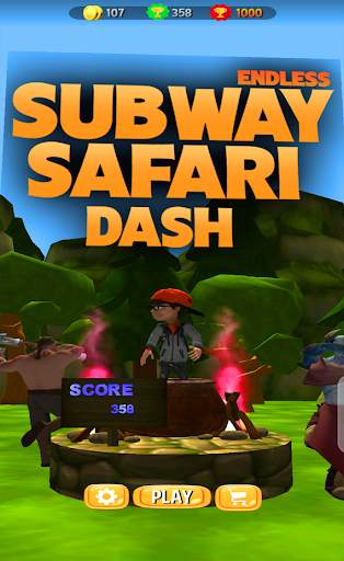 Subway Safari Dash скриншот 1