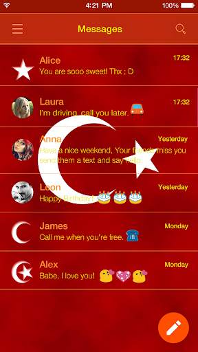 Turkey Emoji Keyboard Theme screenshot 5