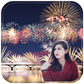 Firework Photo Frame أيقونة