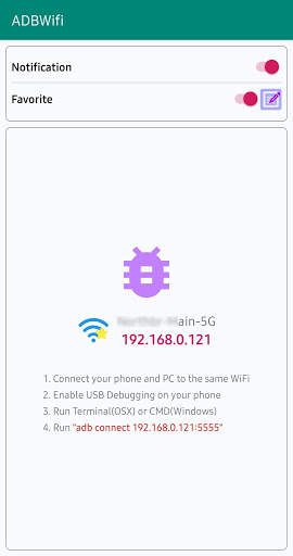 ADB Wifi screenshot 1