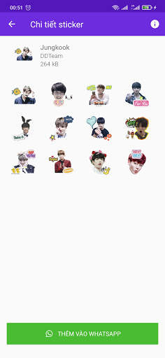 BTS Stickers For Whatsapp - WAStickerApps screenshot 6