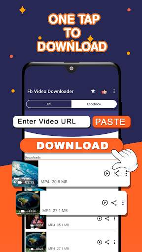 EfigeniaStudios - Video downloader for facebook HD screenshot 1
