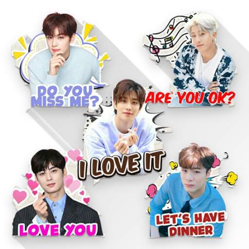 Chat Sticker WA Astro Kpop Boy Band WAStickerApps 1.0