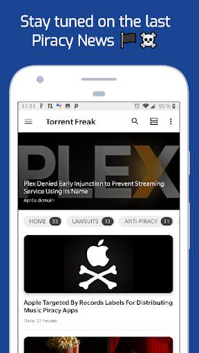 Torrent Freak - The Pirate Bay, 1337x, YTS, Rarbg screenshot 1
