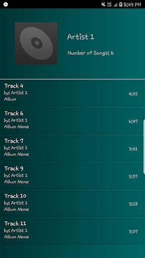 Music Player screenshot 4