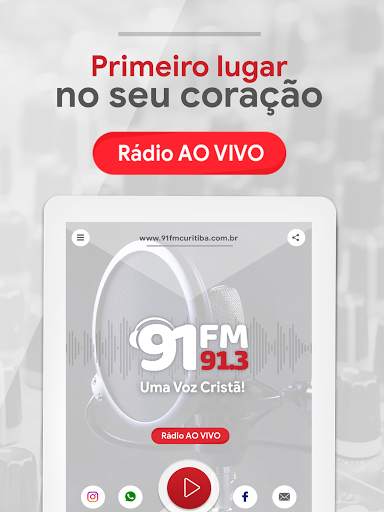 91 FM Curitiba - 91fmcuritiba.com.br screenshot 5