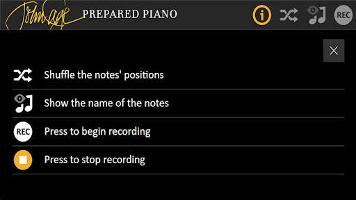 John Cage Piano (Free) screenshot 2