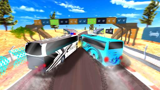 Ultimate US Police Bus Racing: Bus Simulator 2021 screenshot 5