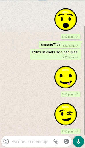 AwesomeSticker! New Emojis for WhatsApp screenshot 2