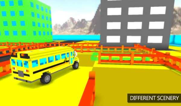 Blocky Bus Parking screenshot 2