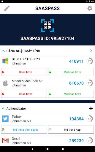 SAASPASS quản lý mật khẩu & Au screenshot 9