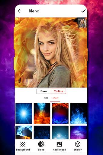 Fire Text Photo Frame скриншот 1