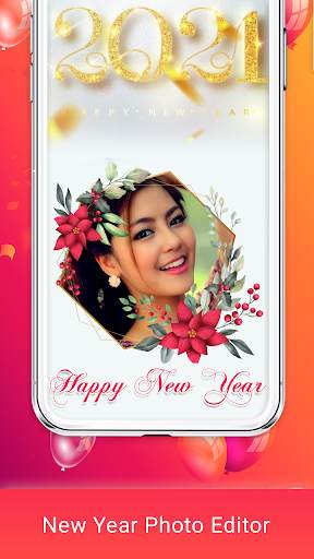 Happy New Year 2021 Photo Editor screenshot 1