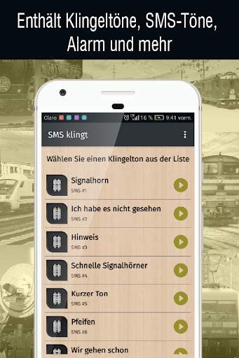 klingeltöne zug kostenlos, zug töne app screenshot 4