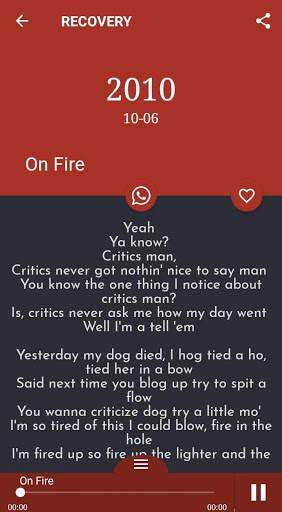 All Eminem Songs Lyrics screenshot 4