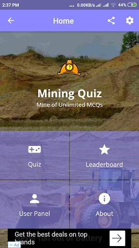 Mining Quiz - Unlimited MCQ | Exam Based Questions скриншот 1