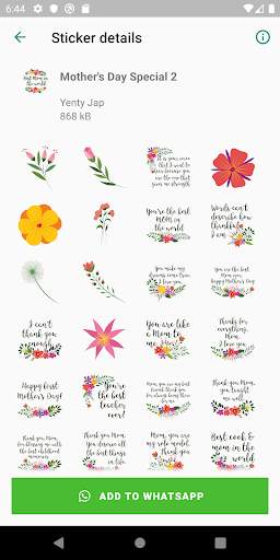 Happy Mother's Day Stickers for WhatsApp screenshot 3
