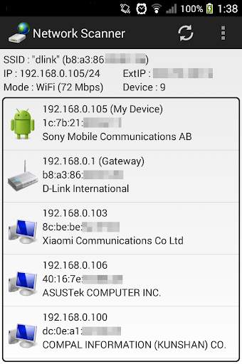 Network Scanner screenshot 1