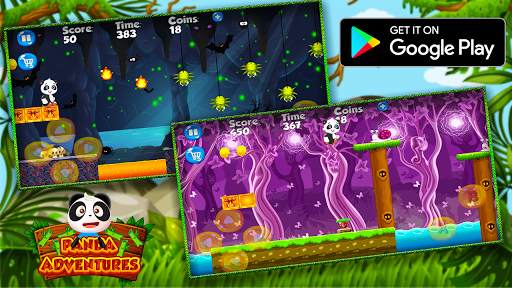 Panda Run - Panda In The World Of Adventures screenshot 2