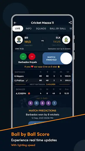 Cricket Mazza 11 Live Line screenshot 4