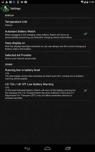 Battery Watch - Voice Alerts screenshot 13