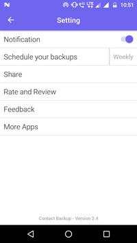 Contacts Backup screenshot 6