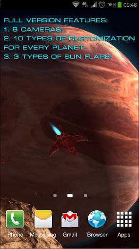 Planetscape 3D Free LWP screenshot 2