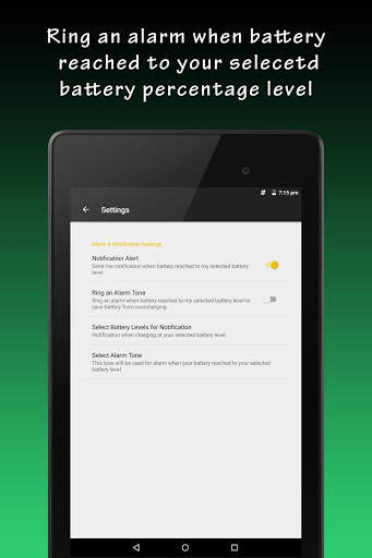 Full Battery Alarm 12 تصوير الشاشة