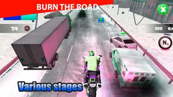 Spider Hero - Bike Racing screenshot 1