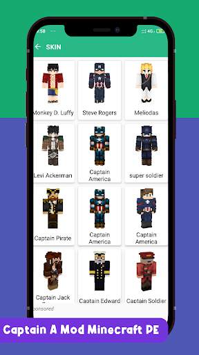 Captain America Minecraft PE screenshot 6
