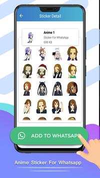 Anime Sticker For Whatsapp screenshot 5
